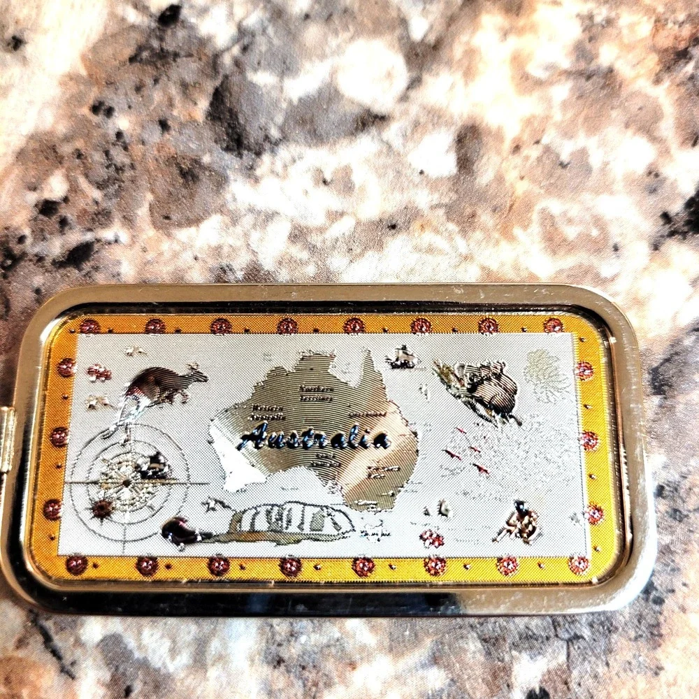 Australia Souvenir‎ Keychain Lot Of 3 Kangaroo Country Silver Tone Travel